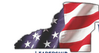 Shape of Leon County with American Flag depicted with in the shape