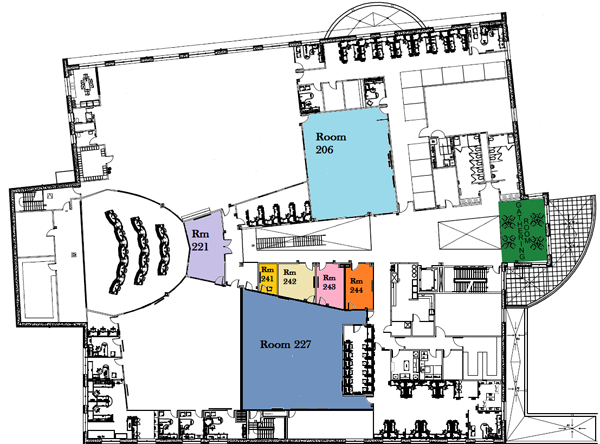 2nd Floor Map