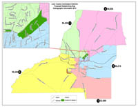 Proposed County Commission District Map